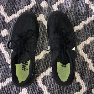 Nike Free all black shoes